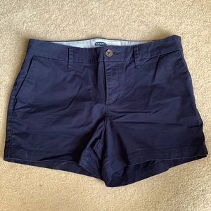 Old Navy Dark Blue Pixie Shorts - Size 4, like new condition